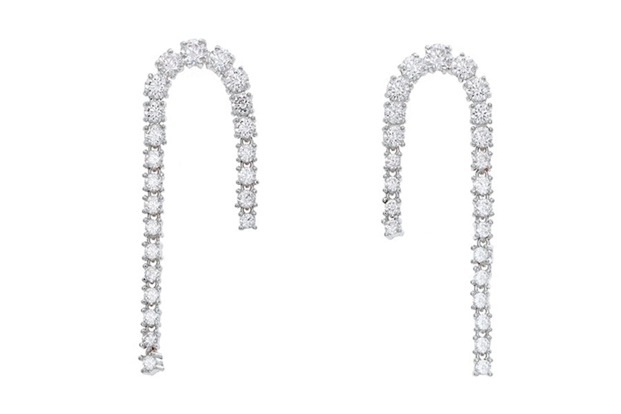 1 Pair Vintage Style Classic Style Geometric Plating Copper Zircon Drop Earrings