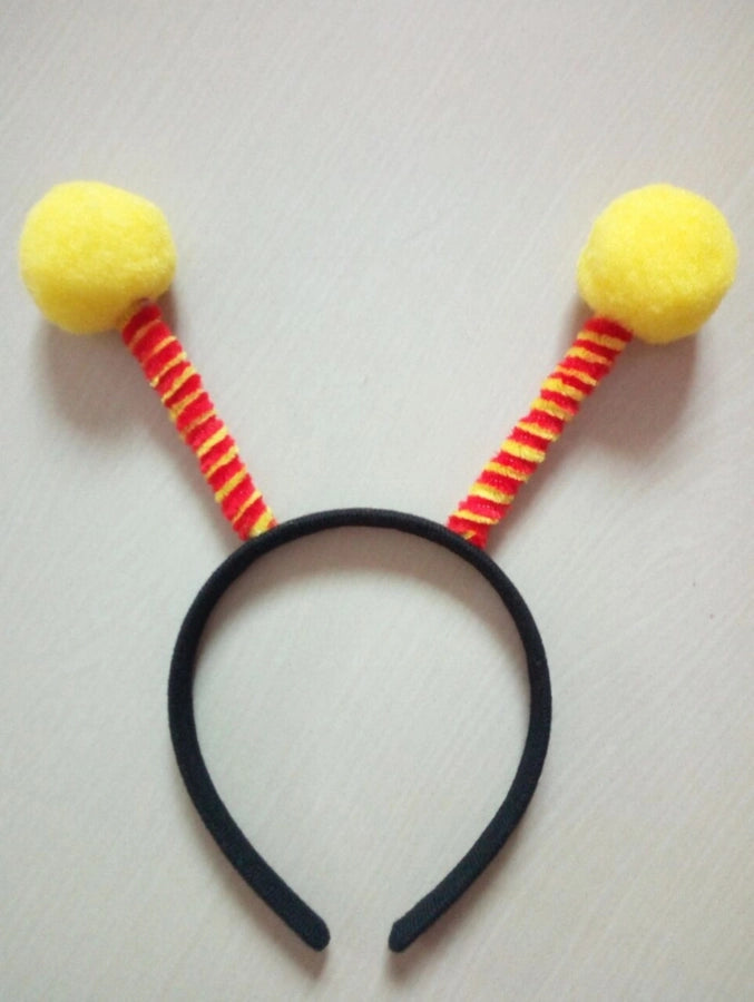 Ant Bee Caterpillar Animal Headband Six-One Game Performance Headwear Fur Ball Headwear Hair Band Hair Card