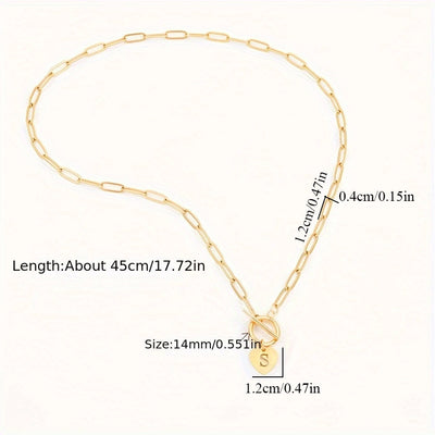 Jewelry Casual Classic Style Letter 201 Stainless Steel 304 Stainless Steel Pendant Necklace