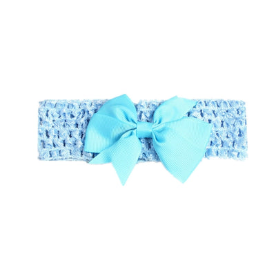 fashion bow knot polyester cotton hollow out hair band
