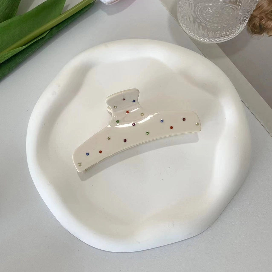 Women's Simple Style Classic Style Solid Color Acetic acid sheets Handmade Hair Claws