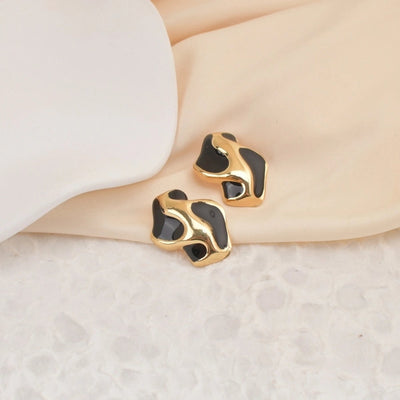 1 Pair Casual Simple Style Classic Style Geometric 304 Stainless Steel Ear Studs