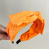2024 Fashion Bowknot Headband Women's Korean-Style Fabric Face Wash Hair Accessories  Outing Simple Hairband Headdress