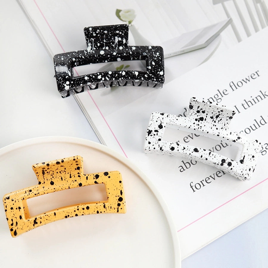 fashion flower plastic handmade hair claws 1 piece