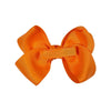 fashion bow knot polyester rib hair clip