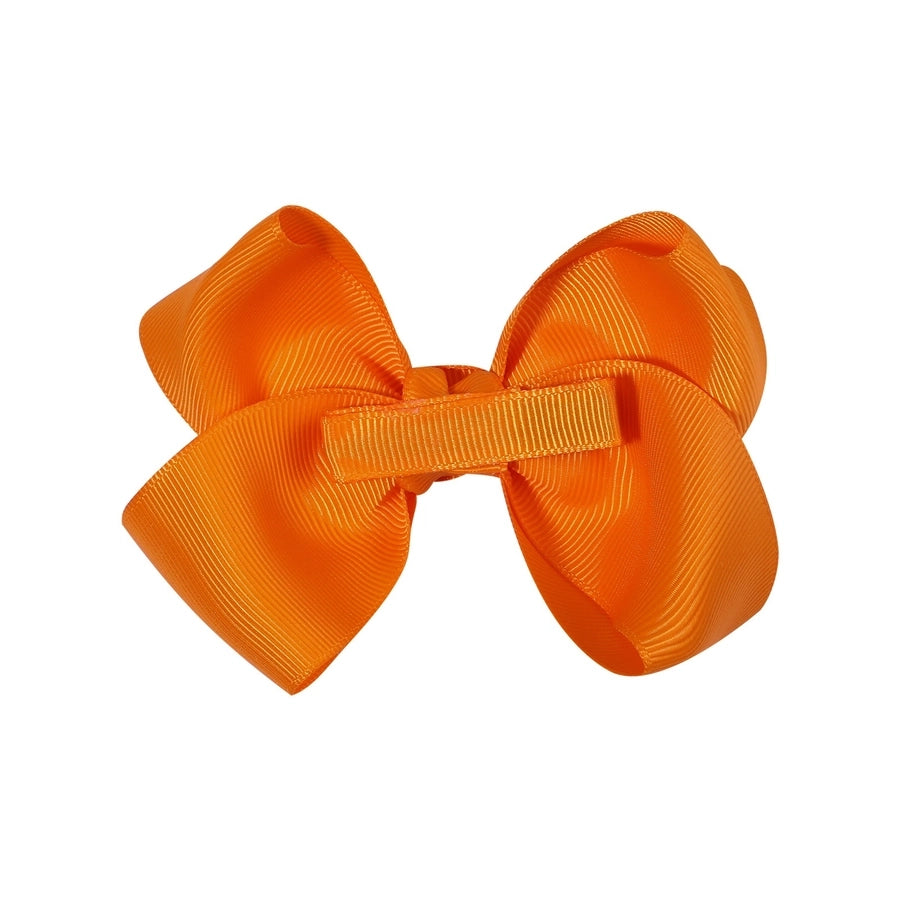 fashion bow knot polyester rib hair clip