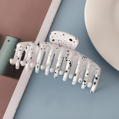 fashion flower plastic handmade hair claws 1 piece
