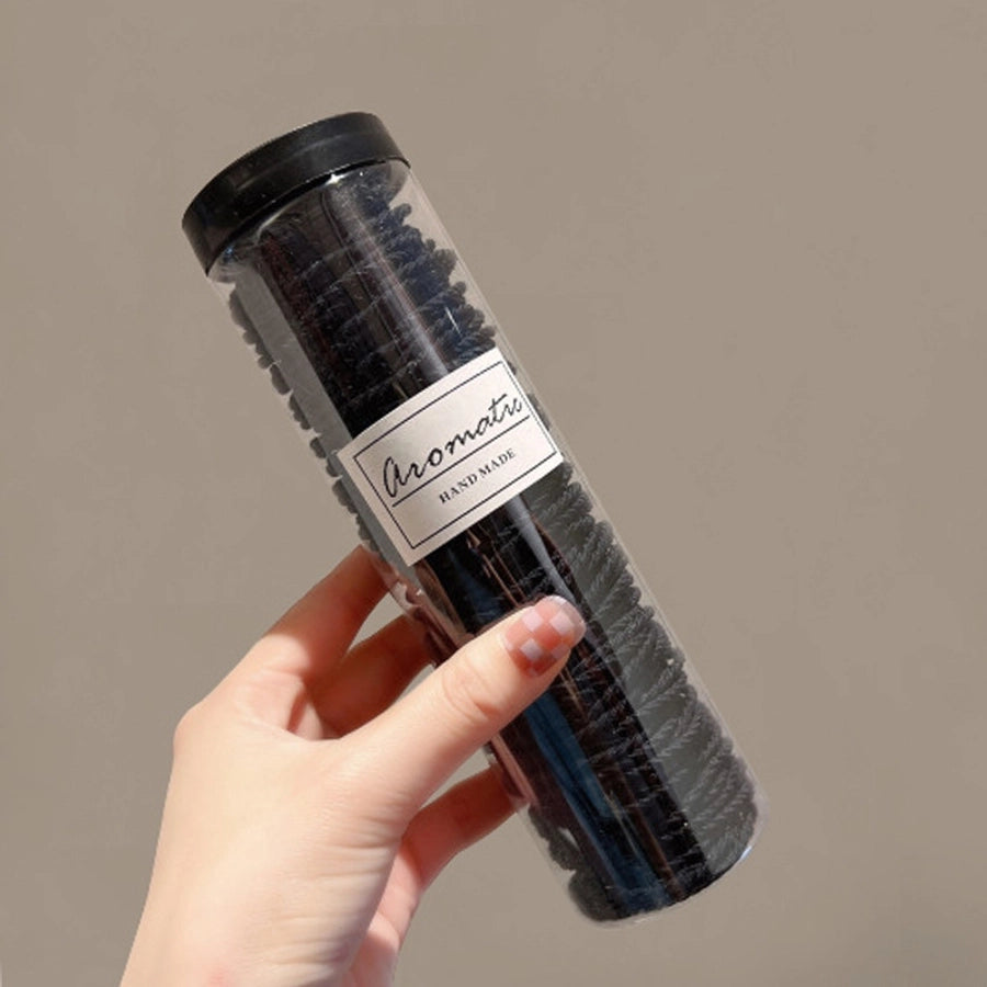 Canned rubber band women's tie head high elastic durable hair rope tie head  new rubber band high ponytail hair rope hair ring