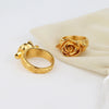 Jewelry Simple Style Streetwear Angel Rose 304 Stainless Steel Rings