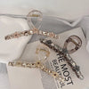 Women's Artistic Korean Style Geometric Arylic Plastic Inlay Artificial Crystal Hair Claws