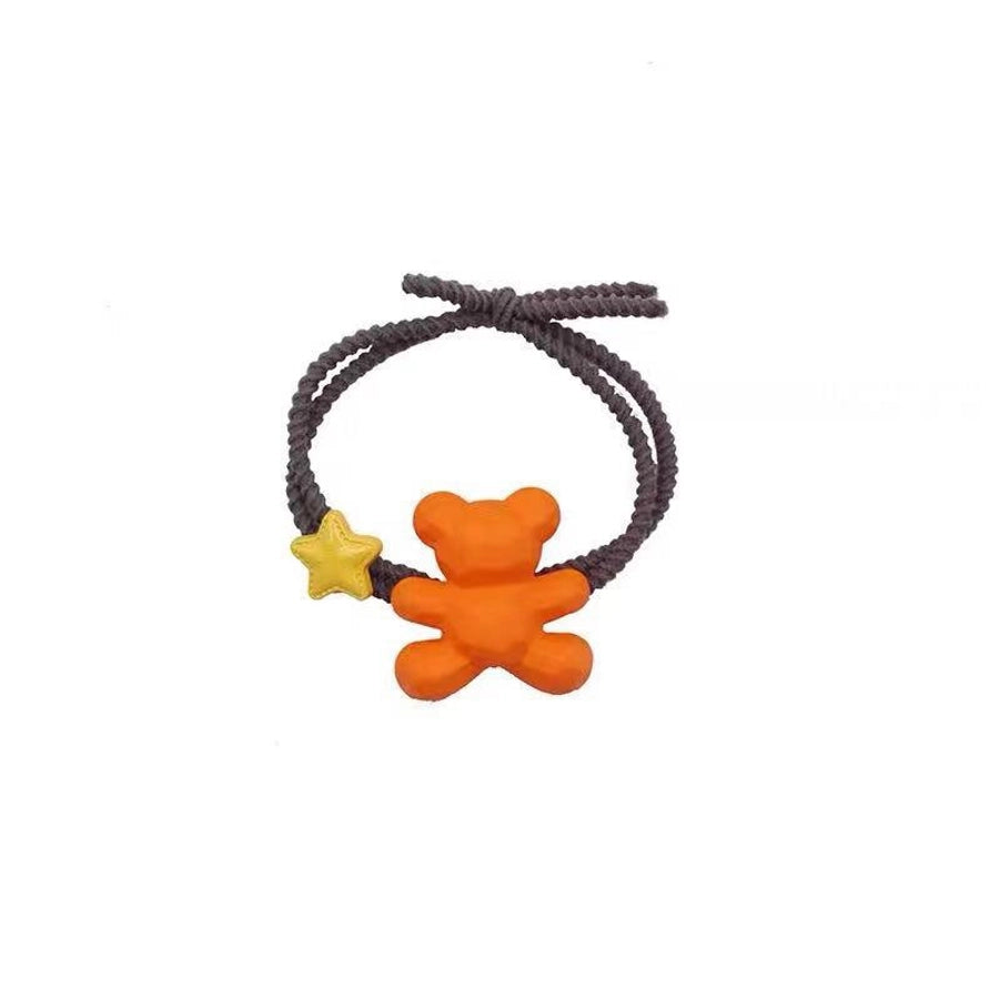 cute star bear arylic hair tie 1 piece