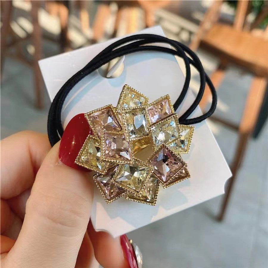 Women's Elegant Geometric Alloy Hair Tie