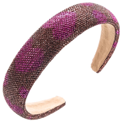 Women's Simple Style Color Block Cloth Inlay Rhinestones Hair Band