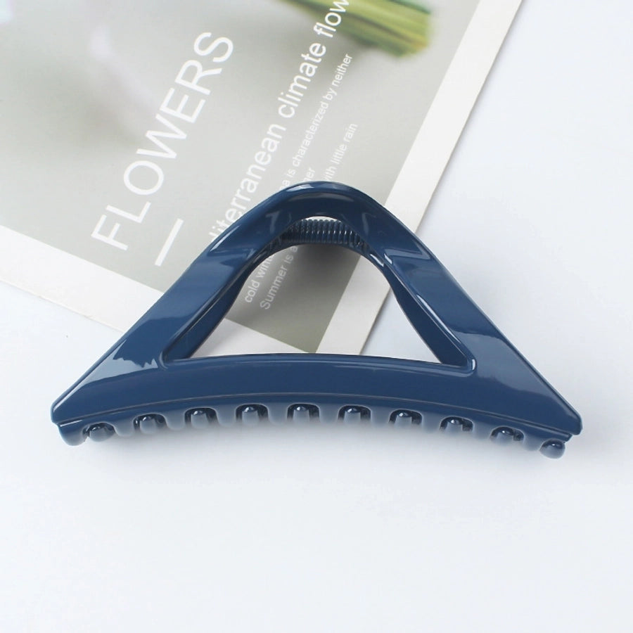 simple style triangle arylic stoving varnish hair claws 1 piece