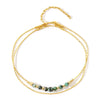 Semi-precious stone Copper Handmade Geometric Bracelets
