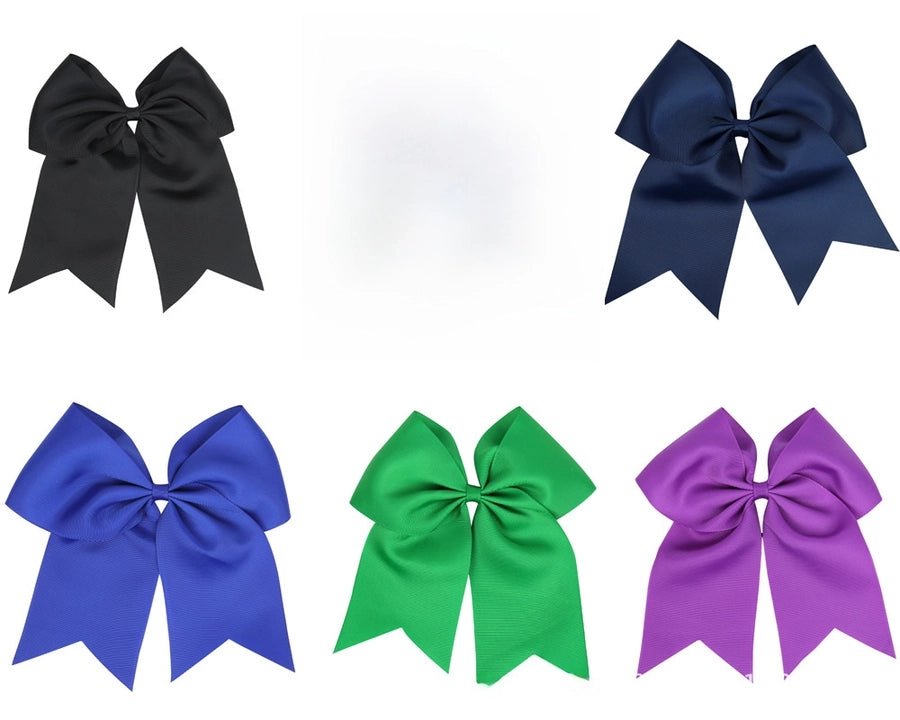 Europe and the United States 8inch large bow rubber band hair band hair rope thread webbing large dovetail headdress manufacturers in stock