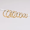 1 Pack of 12 Pairs Casual Basic Classic Style Twist 304 Stainless Steel Earrings