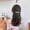 fashion geometric glass metal hair clip 1 piece