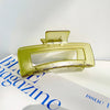 simple style solid color  ps handmade hair claws 1 piece