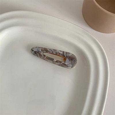 simple style flower acetic acid sheets printing hair clip 1 piece