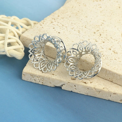 1 Pair Hip-Hop Geometric Plating 304 Stainless Steel Ear extender