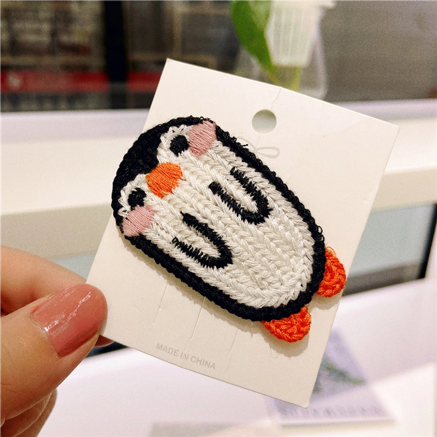Kid'S Cute Animal Knit Hair Clip