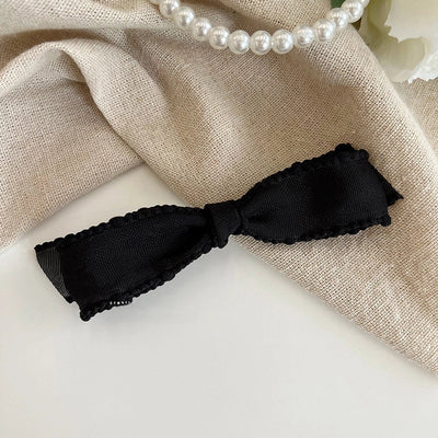 Spring and Summer New Arrival Bow Headwear  Hairpin Women's Side Bangs Clip Beautiful Back of Head Hair Accessories