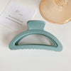 retro solid color plastic resin hair claws