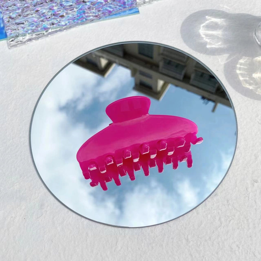 Women's Basic Simple Style Solid Color Acetic acid sheets Hair Claws