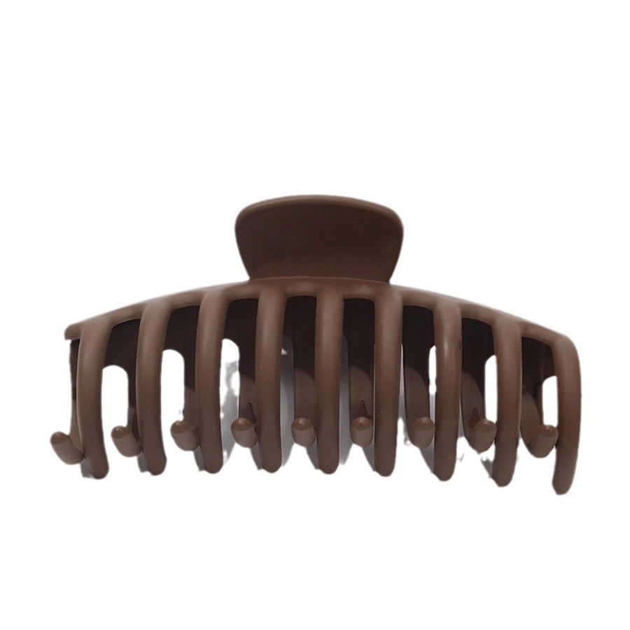 Women's Basic Solid Color Resin Hair Claws