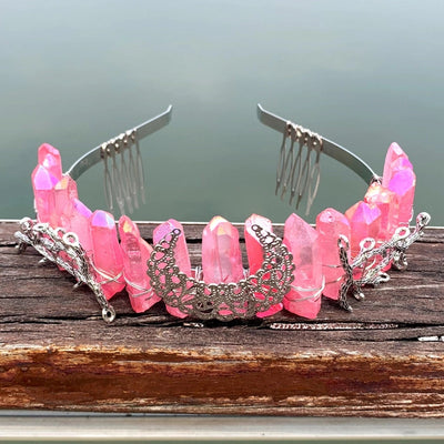fashion moon crown alloy hollow out crown