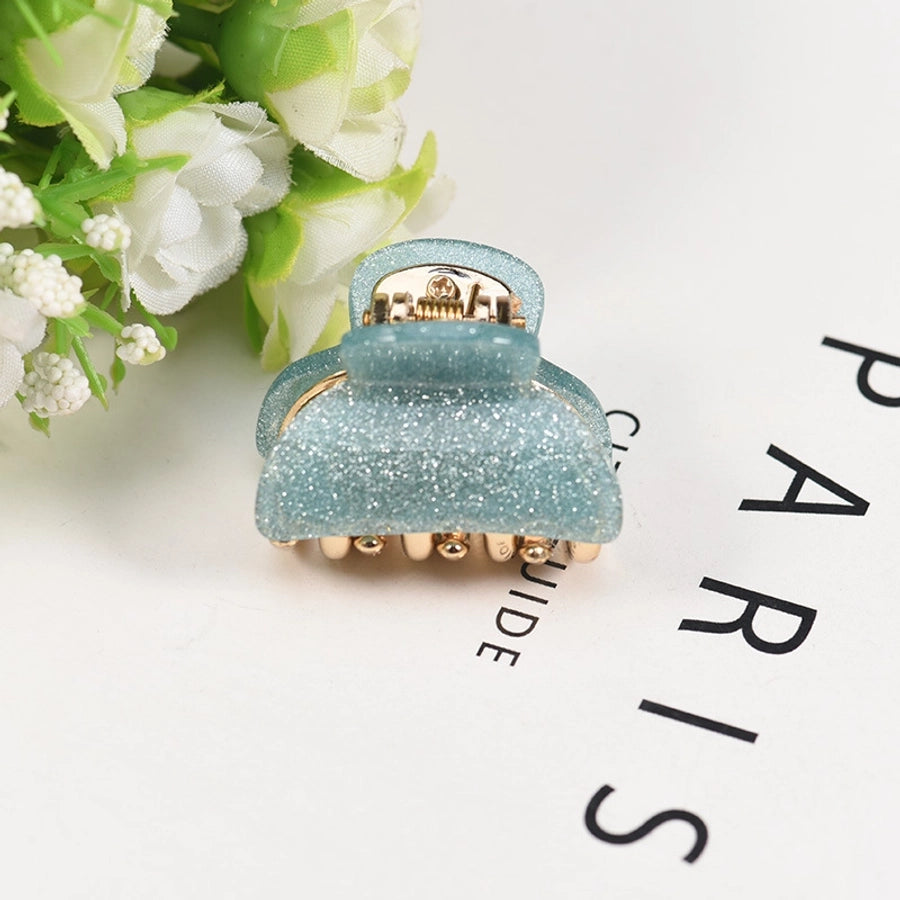 simple style solid color arylic stoving varnish hair claws