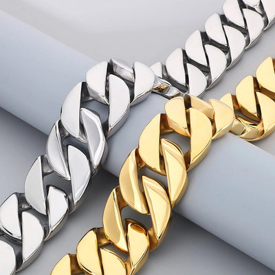 Hip-Hop Vintage Style Geometric 304 Stainless Steel 18K Gold Plated Women's Necklace