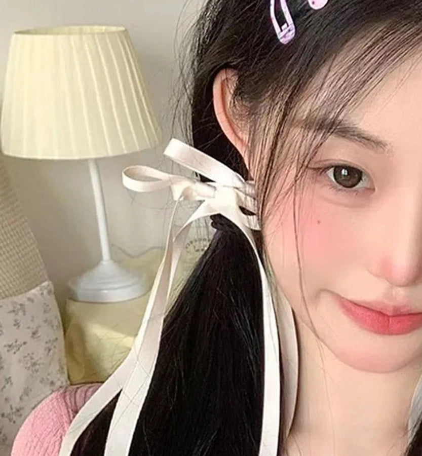 Women's Sweet Simple Style Bow Knot Cloth Bowknot Hair Clip