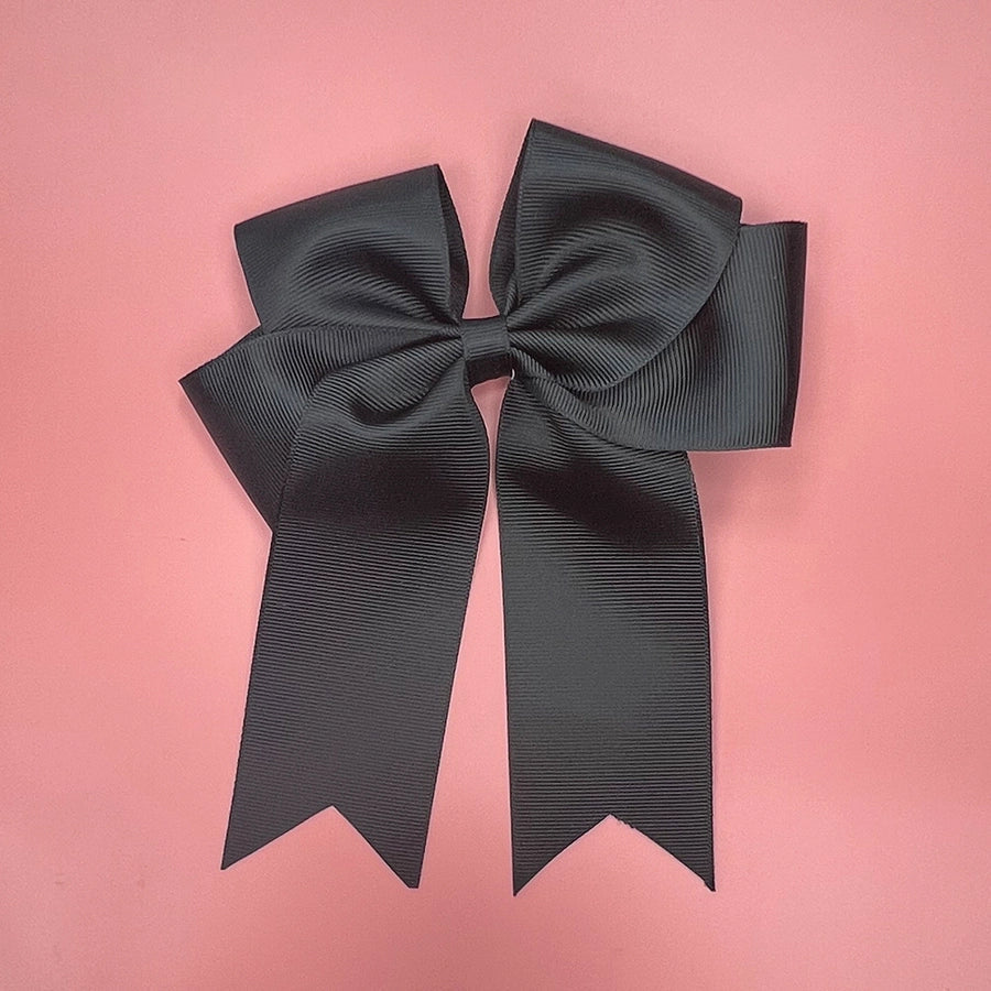 fashion solid color cloth bowknot hair clip 1 piece