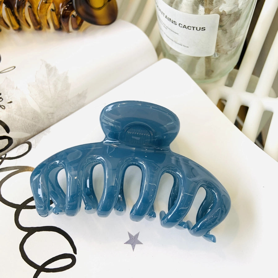 Women's Simple Style Color Block Acetic acid sheets Polishing Hair Claws