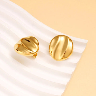 1 Pair Simple Style Classic Style Round 304 Stainless Steel 316 Stainless Steel  Ear Studs