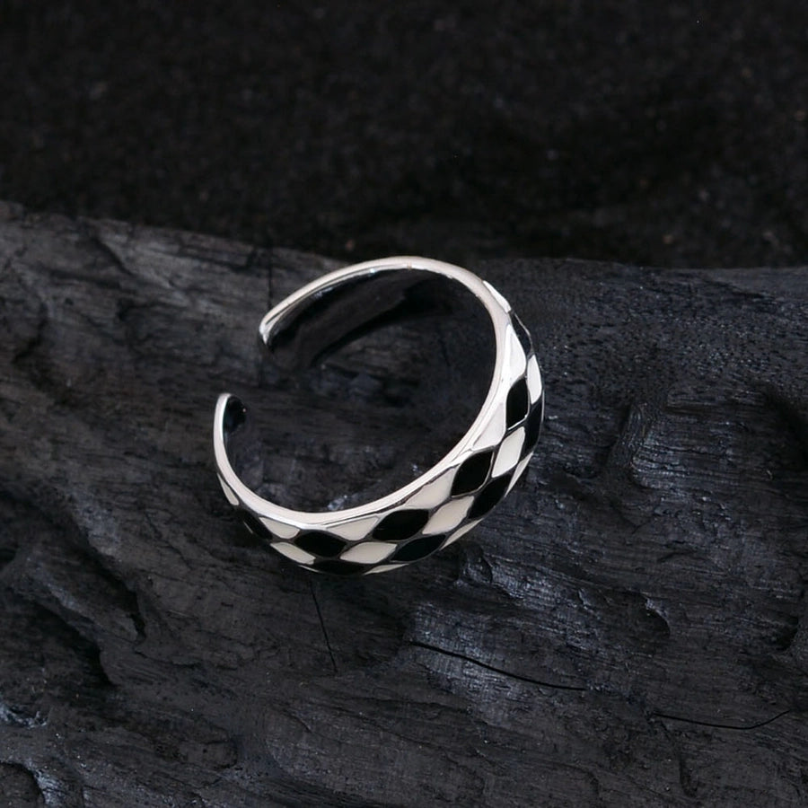 Copper Chess Pieces Open Rings