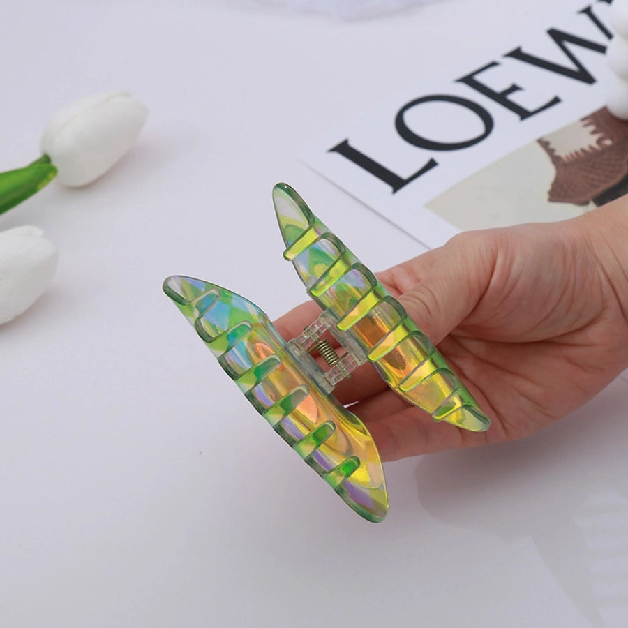 simple style bow knot imitation acetic acid handmade hair claws 1 piece