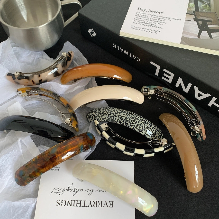 Women's Casual Elegant Simple Style Geometric Alloy Acetic acid sheets Hair Clip