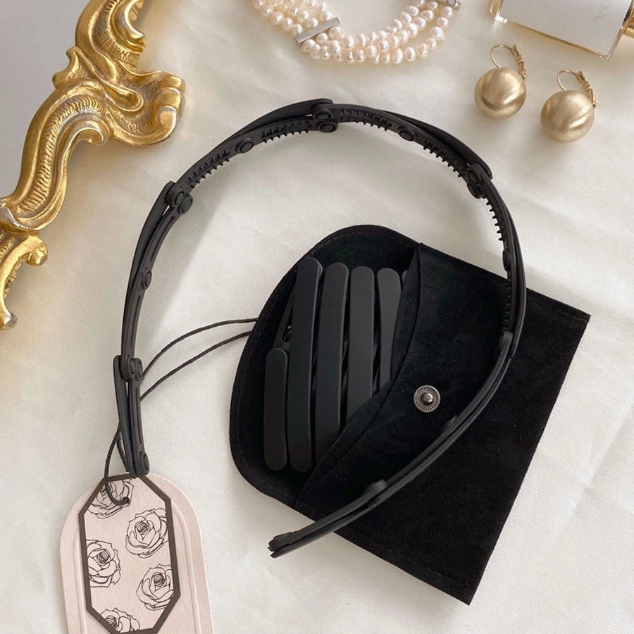 Women's Sweet Shiny Flower Arylic Inlay Rhinestones Pearl Hair Band