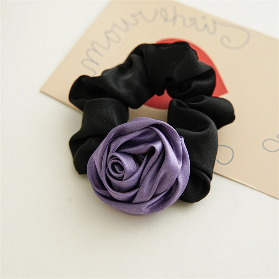 Women's Elegant Flower Cloth Hair Tie