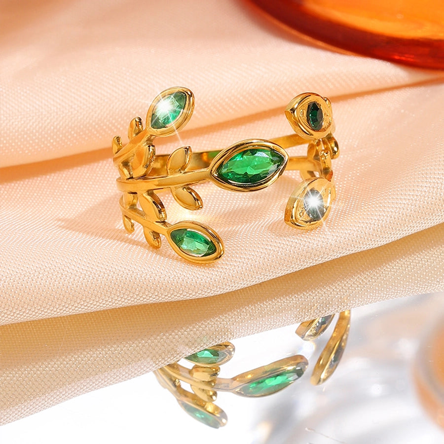 Jewelry Elegant Simple Style Classic Style Geometric 304 Stainless Steel Open Rings