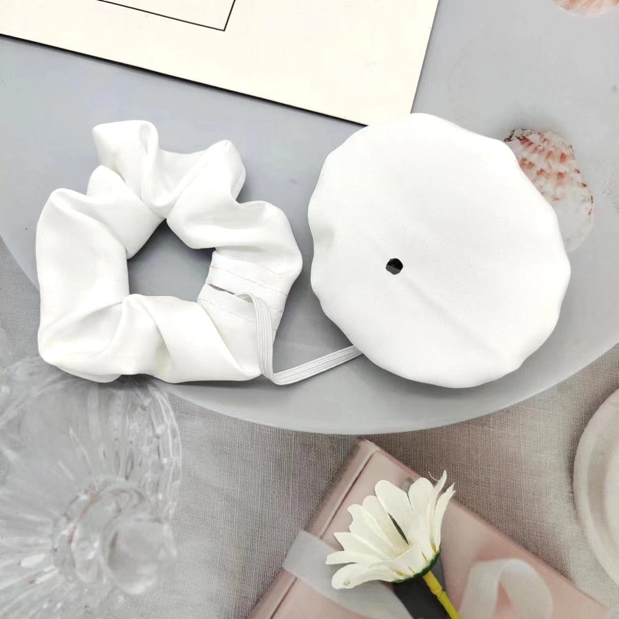 Unisex Exaggerated Solid Color Cloth Hair Tie