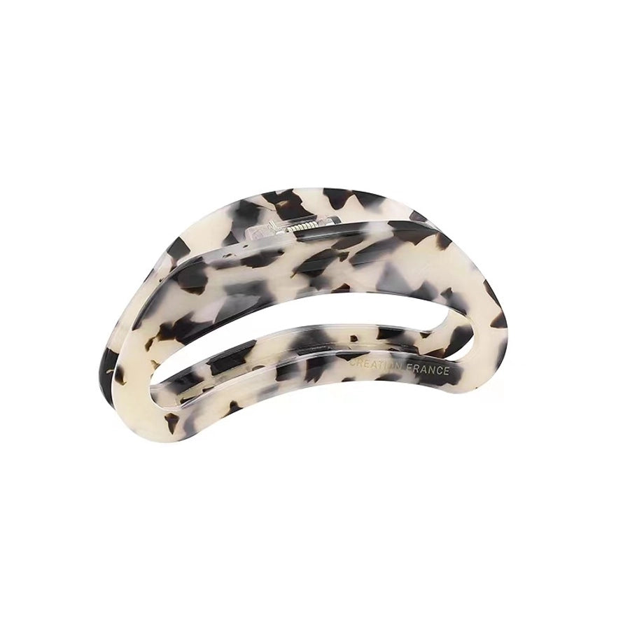 classic style color block acetic acid sheets hair claws