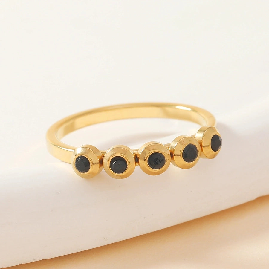 Jewelry Elegant Geometric Titanium Steel Rings