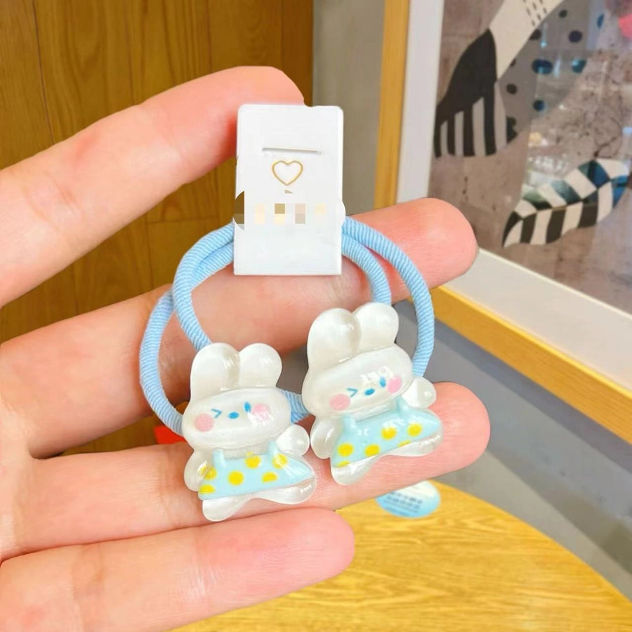 Girl'S Cute Sweet Animal Plastic Resin Hair Tie