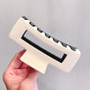 Women's Elegant Retro Commute Color Block Plastic Hair Claws