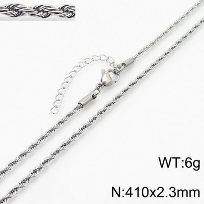 Jewelry Simple Style Geometric 304 Stainless Steel 18K Gold Plated Bracelets Necklace