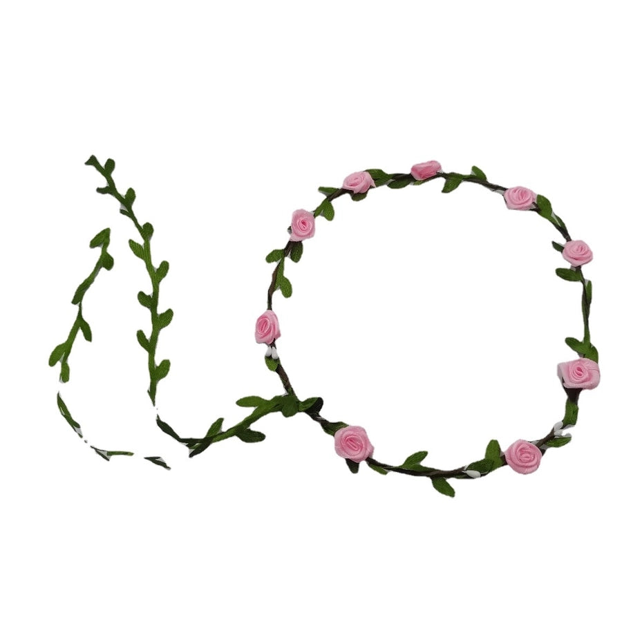 Women's Pastoral Flower Cloth Hair Band